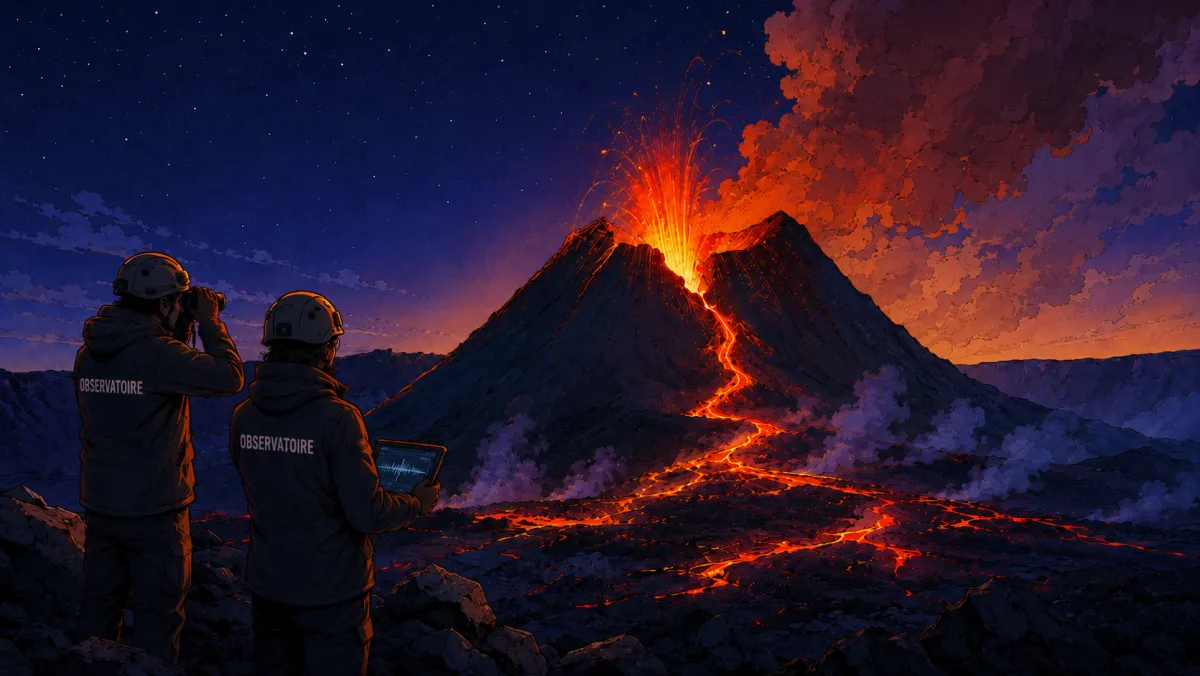 Le volcan de la Fournaise